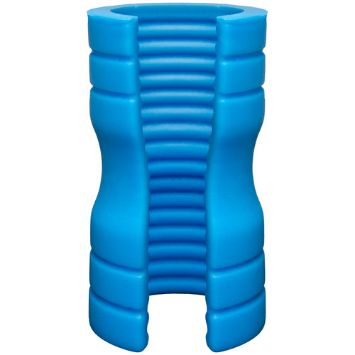 Optimale  - Truskyn  Silicone Stroker - Ribbed -  Blue DJ0694-02-BX