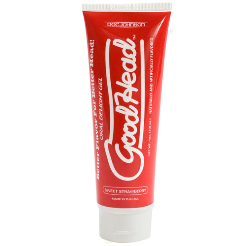 Good Head Oral Delight Gel 4 Oz - Strawberry DJ1360-03